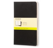 Блокнот Moleskine CAHIER JOURNAL QP318 Large 130х210мм обложка картон 80стр. нелинованный черный (3шт)