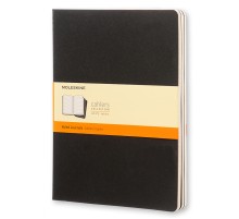 Блокнот Moleskine CAHIER JOURNAL QP321 XLarge 190х250мм обложка картон 120стр. линейка черный (3шт)