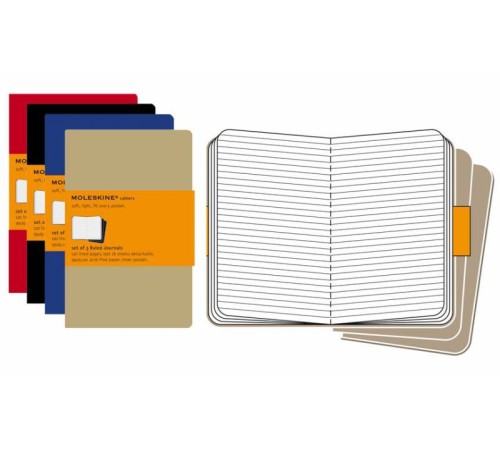 Блокнот Moleskine CAHIER JOURNAL QP321 XLarge 190х250мм обложка картон 120стр. линейка черный (3шт) Блокнот Moleskine CAHIER JOURNAL QP321 XLarge 190х250мм обложка картон 120стр. линейка черный (3шт)