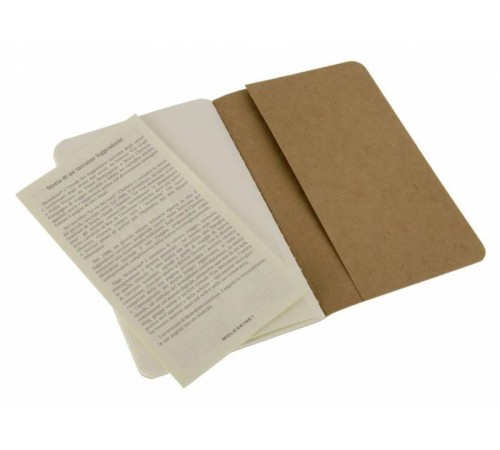 Блокнот Moleskine CAHIER JOURNAL QP413 Pocket 90x140мм обложка картон 64стр. нелинованный бежевый (3шт) Блокнот Moleskine CAHIER JOURNAL QP413 Pocket 90x140мм обложка картон 64стр. нелинованный бежевый (3шт)