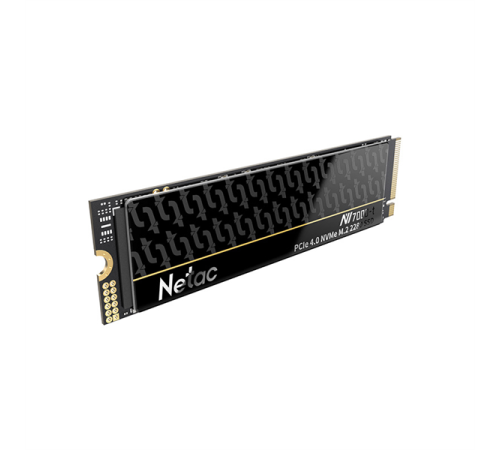 Ssd накопитель Netac SSD NV7000-t 1TB PCIe 4 x4 M.2 2280 NVMe 3D NAND, R/W up to 7300/6600MB/s, TBW 640TB, slim heatspreader, 5y wty (NT01NV7000t-1T0-E4X)