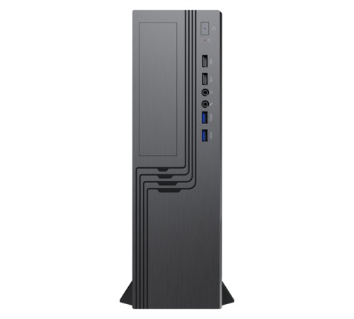 Корпус Slim Case Powerman EL555 Black PM-450TFX,80+Bronze U3.0*2+U2*2+2*combo Audio: fan 9cm; intrusion switch mATX, Mini-ITX (6188897)