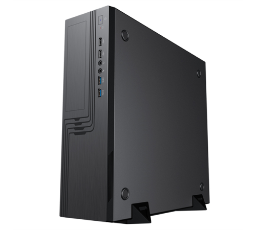 Корпус Slim Case Powerman EL555 Black PM-450TFX,80+Bronze U3.0*2+U2*2+2*combo Audio: fan 9cm; intrusion switch mATX, Mini-ITX (6188897)