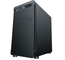 Корпус Accord ACC-B022 черный без БП mATX 1x80mm 1x92mm 2x120mm 4xUSB2.0 audio