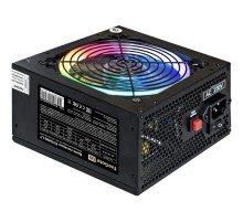 Exegate EX289069RUS БП 800W ExeGate EVO800-LT ATX, APFC, 12cm RGB fan, 24p, (4+4)p, PCI-E, 5SATA, 3IDE, black