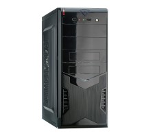 Exegate EX280386RUS Корпус Miditower Exegate CP-604 Black, ATX, <CP350W, 80mm>, 2*USB, Audio