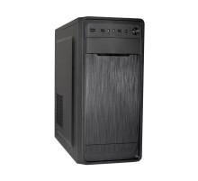 Exegate EX283071RUS Корпус Miditower ExeGate XP-332 Black, ATX, <XP400, Black,120mm>, 2*USB, Audio