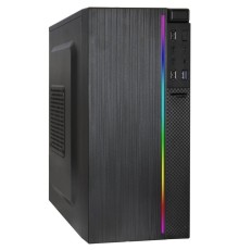 Exegate EX287885RUS Корпус Minitower ExeGate mEVO-9302-RGB-600W-12 (mATX,600NPX 12см,2USB+USB3.0, HD аудио,черн/RGB)