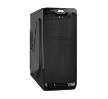 Exegate EX287030RUS Корпус Miditower  UN-604-UN600 (ATX, БП UN600 с вент. 12см, 2*USB+2*USB3.0, аудио, черный)