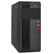 Exegate EX294577RUS Корпус Miditower  UN-605B-UN600 (ATX, БП UN600 с вент. 12см, 2*USB, аудио, блокировка, черный)