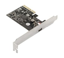 Exegate EX293839RUS Контроллер  EXE-321 (PCI-E x4 v3.0, 20Gbps (USB3.2 GEN2x2) Type-C ext., ASMedia Chipset ASM3242)