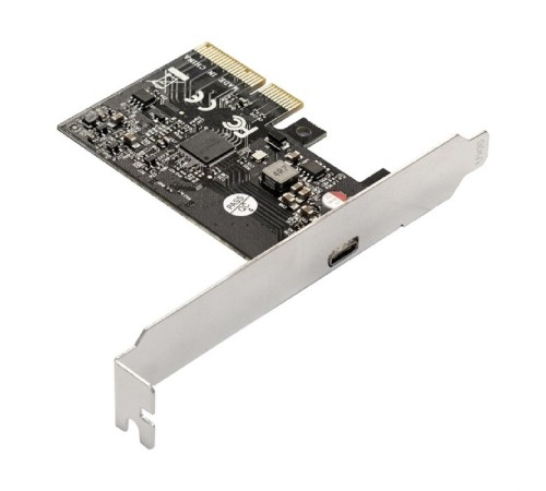 Exegate EX293839RUS Контроллер  EXE-321 (PCI-E x4 v3.0, 20Gbps (USB3.2 GEN2x2) Type-C ext., ASMedia Chipset ASM3242)