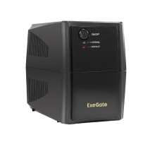 Exegate EX294612RUS ИБП ExeGate SpecialPro UNB-500.LED.AVR.2SH <500VA/300W, LED, AVR, 2*Schuko, Black>