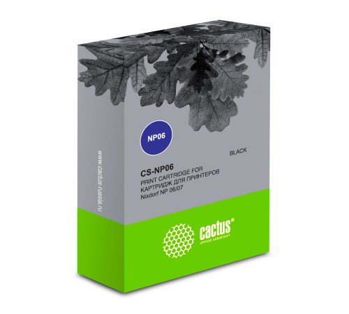 Картридж матричный Cactus 1750076156 CS-NP06 черный для Nixdorf NP 06