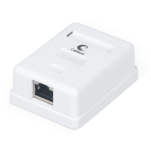Розетка компьют. rj-45(8p8c), кат  6, экранированная, одинарная, внешняя Cabeus WS-8P8C-Cat.6-SH-1 Розетка компьютерная RJ-45(8P8C), категория 6, экранированная, одинарная, внешняя, Dual IDC (WS-8P8C-Cat.6-SH-1)