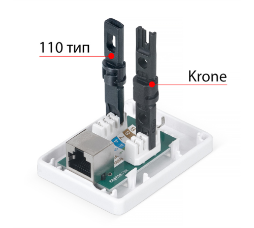 Розетка компьют. rj-45(8p8c), кат  6, экранированная, одинарная, внешняя Cabeus WS-8P8C-Cat.6-SH-1 Розетка компьютерная RJ-45(8P8C), категория 6, экранированная, одинарная, внешняя, Dual IDC (WS-8P8C-Cat.6-SH-1)