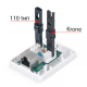 Розетка компьют. rj-45(8p8c), кат  6, экранированная, одинарная, внешняя Cabeus WS-8P8C-Cat.6-SH-1 Розетка компьютерная RJ-45(8P8C), категория 6, экранированная, одинарная, внешняя, Dual IDC (WS-8P8C-Cat.6-SH-1)