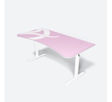 Стол для компьютера Arozzi Arena Gaming Desk - White-Pink