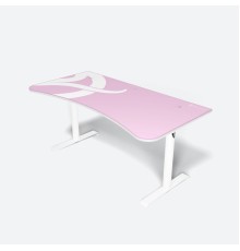 Стол для компьютера Arozzi Arena Gaming Desk - White-Pink