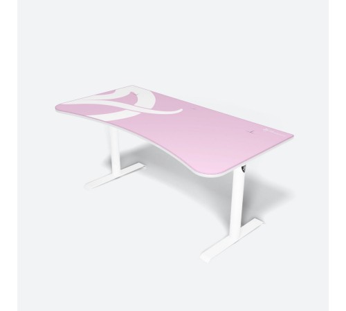 Стол для компьютера Arozzi Arena Gaming Desk - White-Pink