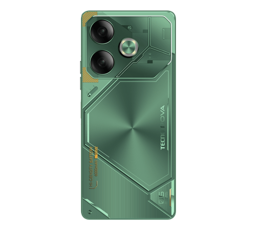 LI7 POVA 6 256+12 Comet Green, 6.78" Asahi Glass, 20:9, 2436 x 1080 Mpix, 2.2GHz, 8 Core, 12GB RAM, 256GB, up to 1TB flash, 108Мп+AI/32Мп, 2 Sim, 4G, BT v5.3, WiFi 802.11 b/g/n, GPS/AGPS, GLONASS, NFC, Type-C, 6000mAh, Android 14, 225g, 165,5 ммx76.1