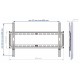 Кронштейн для телевизора Kromax IDEAL-1 черный 32"-90" макс.55кг настенный фиксированный
