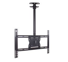 Кронштейн для телевизора Kromax COBRA-4 черный 15"-75" макс.65кг потолочный поворот и наклон