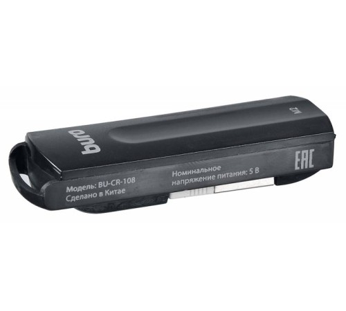 Устройство чтения карт памяти USB2.0 Buro BU-CR-108 черный Устройство чтения карт памяти USB2.0 Buro BU-CR-108 черный