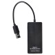 Разветвитель USB 2.0 Buro BU-HUB4-U2.0-Slim 4порт. черный