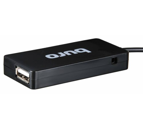 Разветвитель USB 2.0 Buro BU-HUB4-U2.0-Slim 4порт. черный Разветвитель USB 2.0 Buro BU-HUB4-U2.0-Slim 4порт. черный