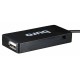 Разветвитель USB 2.0 Buro BU-HUB4-U2.0-Slim 4порт. черный