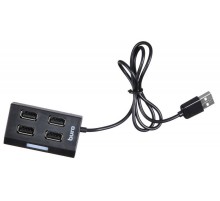 Разветвитель USB 2.0 Buro BU-HUB4-U2.0 4порт. черный