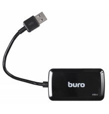 Разветвитель USB 3.0 Buro BU-HUB4-U3.0-S 4порт. черный