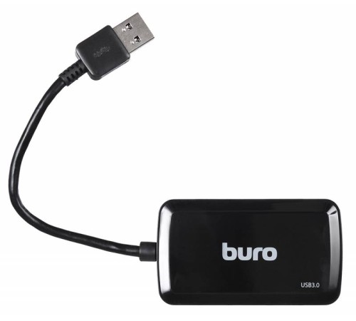 Разветвитель USB 3.0 Buro BU-HUB4-U3.0-S 4порт. черный Разветвитель USB 3.0 Buro BU-HUB4-U3.0-S 4порт. черный