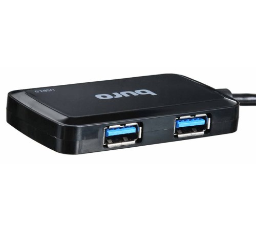 Разветвитель USB 3.0 Buro BU-HUB4-U3.0-S 4порт. черный Разветвитель USB 3.0 Buro BU-HUB4-U3.0-S 4порт. черный