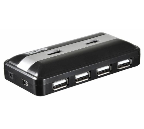 Разветвитель USB 2.0 Buro BU-HUB7-U2.0 7порт. черный Разветвитель USB 2.0 Buro BU-HUB7-U2.0 7порт. черный