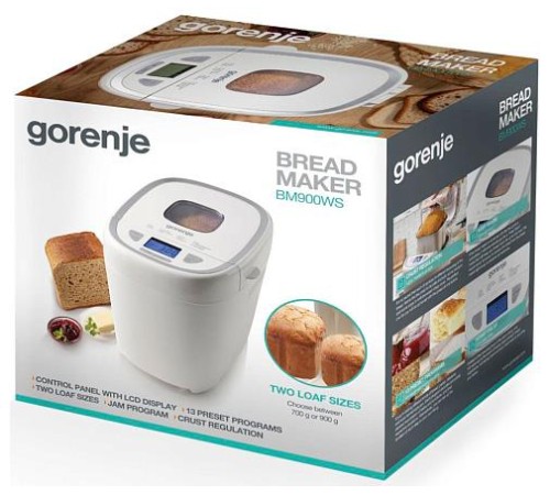 Хлебопечь BM900WS 741882 GORENJE