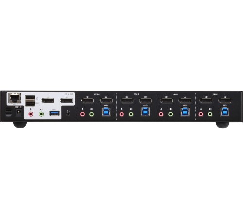 4-портовый переключатель USB 2.0 Mini DisplayPort Dual View, 2 портовый концентратор USB 2.0, поддержка двух дисплеев, USB порт для быстрой закрядки, разрешение 4K/ATEN ATEN CS1944DP