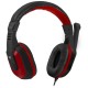 Наушники с микрофоном Defender Target MKP-350 черный/красный 1.8м накладные оголовье (52350)