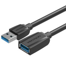Кабель-удлинитель Vention USB 3.0 AM/AF - 3м Black Edition Vention USB 3.2 Type-AM - USB 3.2 Type-AF 3м (VAS-A45-B300)