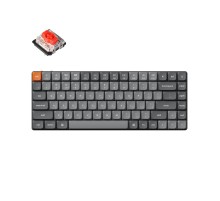Беспроводная механическая ультратонкая клавиатура QMK Keychron K3 Max, 84 клавиши, RGB-подсветка, Gateron Red Switch