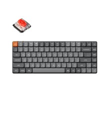Беспроводная механическая ультратонкая клавиатура QMK Keychron K3 Max, 84 клавиши, RGB-подсветка, Gateron Red Switch