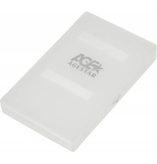 Внешний корпус для HDD/SSD AgeStar SUBCP1 SATA пластик белый 2.5"