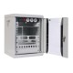 Шкаф коммутационный ЦМО (ШРН-12.255-10) настенный 12U 320x305мм пер.дв.стекл 100кг серый