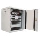 Шкаф коммутационный ЦМО (ШРН-12.255-10) настенный 12U 320x305мм пер.дв.стекл 100кг серый