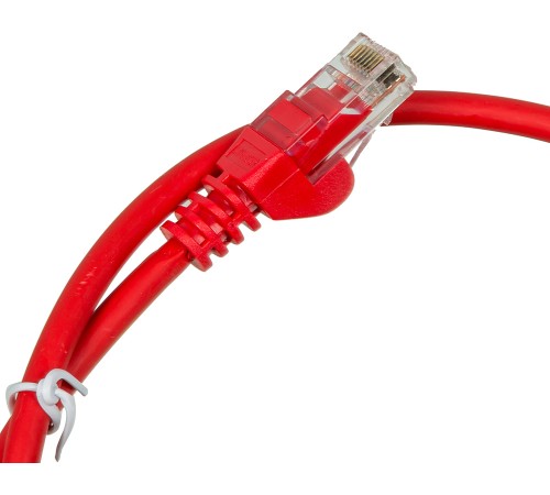 Патч-корд Lanmaster utp LAN-PC45/U5E-0.5-RD вилка RJ-45-вилка RJ-45 кат.5е 0.5м красный LSZH (уп.:1шт)