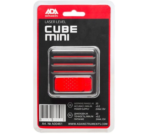 Лазерный уровень Ada Cube MINI Basic Edition