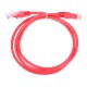 Патч-корд Lanmaster UTP TWT-45-45-0.5-RD вилка RJ-45-вилка RJ-45 кат.5е 0.5м красный ПВХ (уп.:1шт)