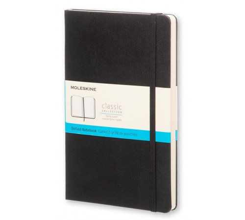 Блокнот Moleskine CLASSIC QP066 Large 130х210мм 240стр. пунктир твердая обложка черный Блокнот Moleskine CLASSIC QP066 Large 130х210мм 240стр. пунктир твердая обложка черный