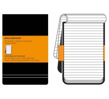 Блокнот Moleskine REPORTER QP511 Pocket 90x140мм 192стр. линейка твердая обложка черный